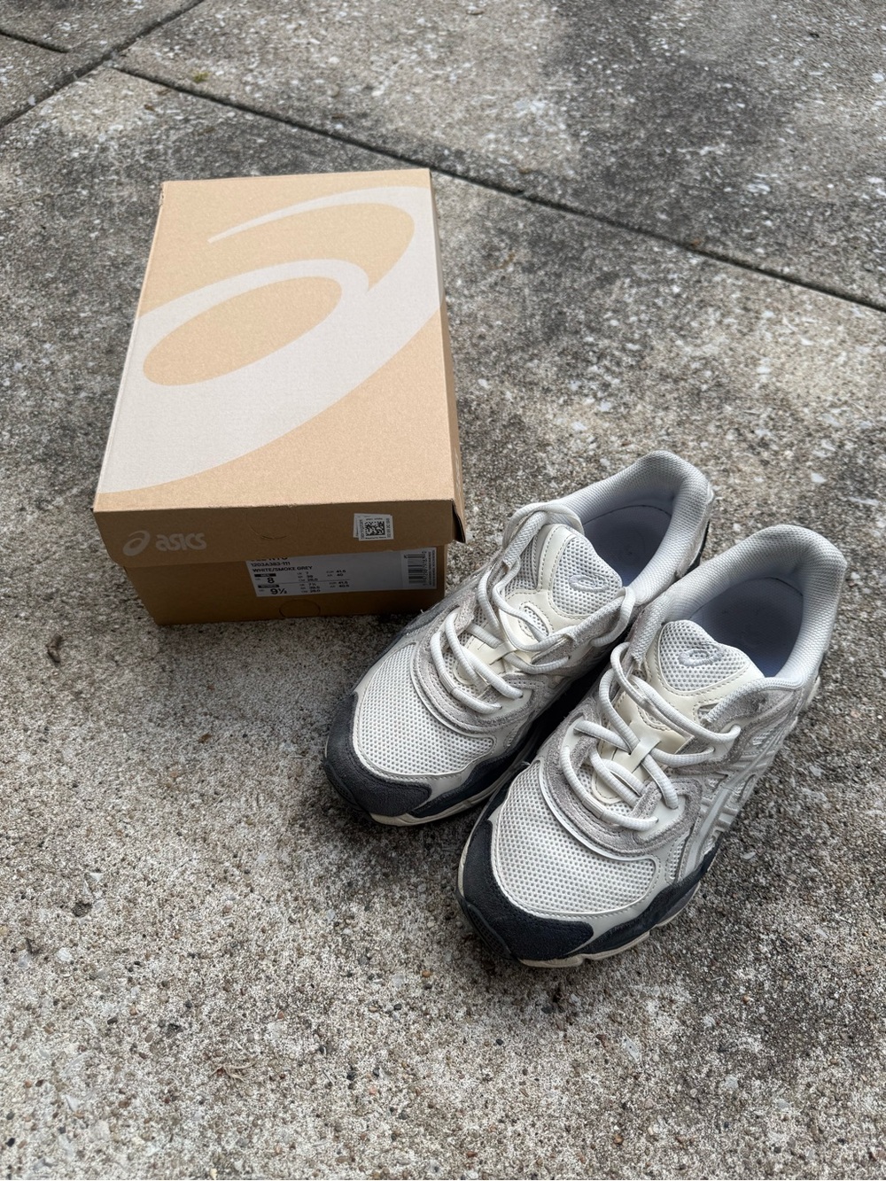 ASICS Gel-NYC White Smoke Grey